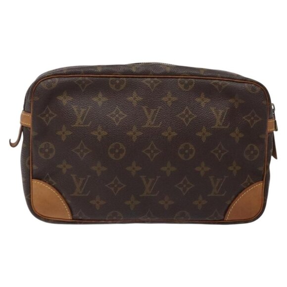 LOUIS VUITTON Monogram Compiegne 28 Clutch Bag - Picture 3 of 16